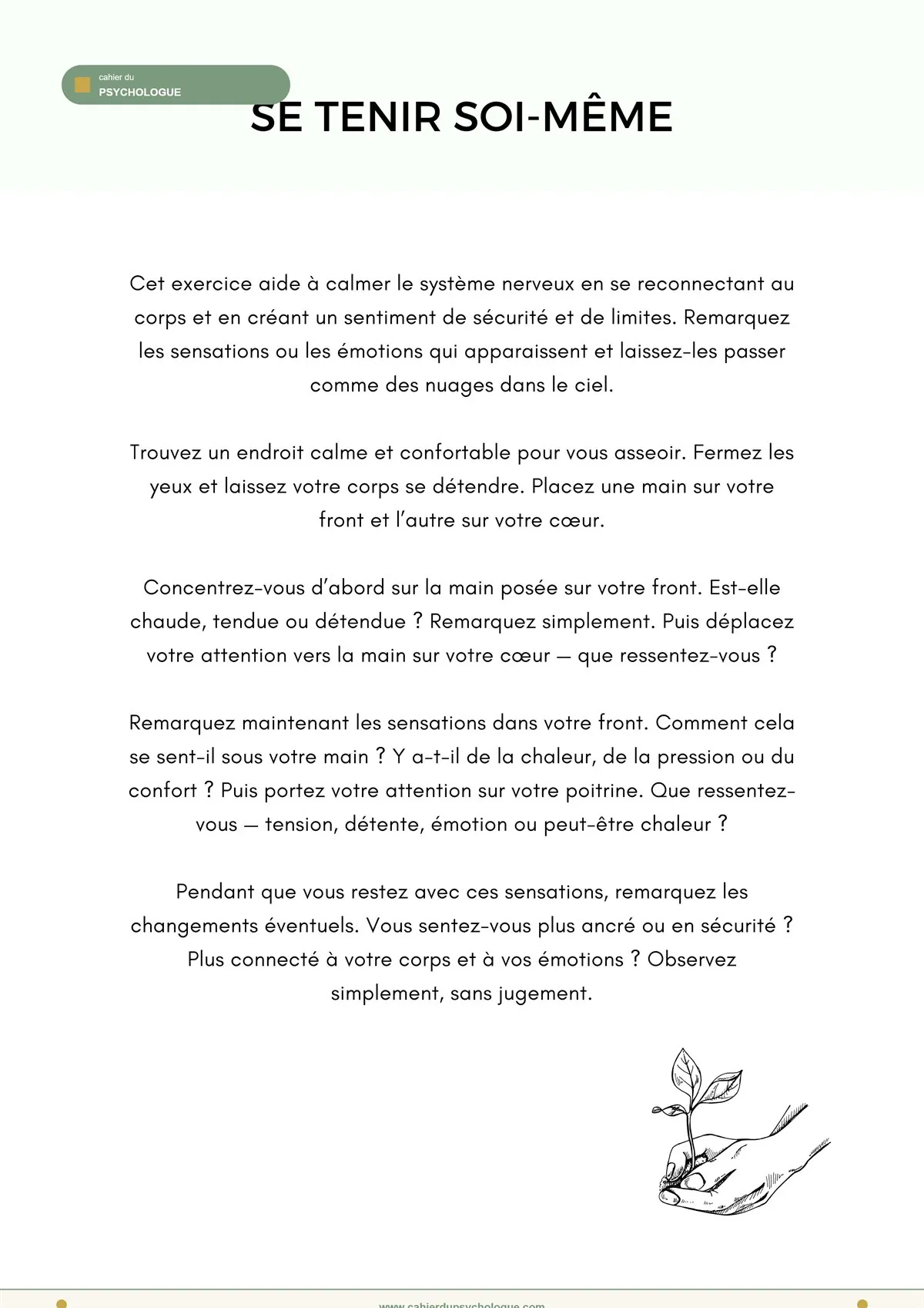 Évaluation du stress chronique