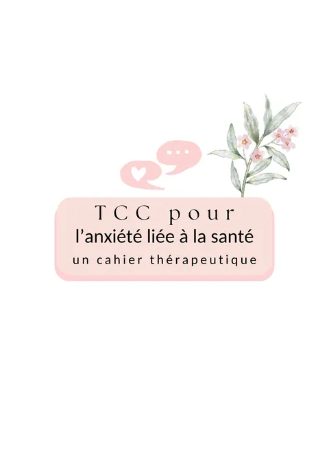 Cahier TCC anxiété liée à la santé — aperçu du cahier PDF