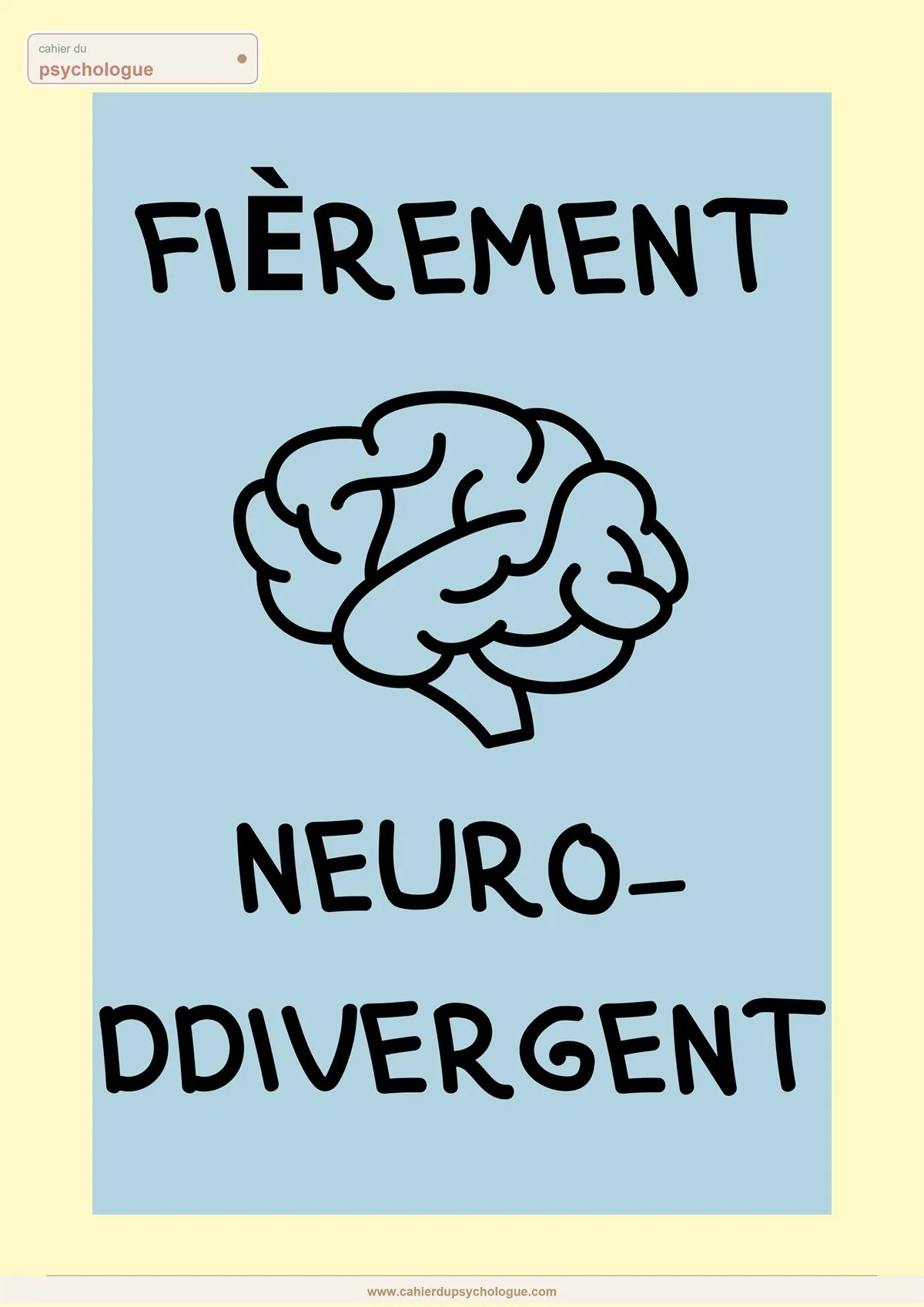 Affiche forces neurodivergence