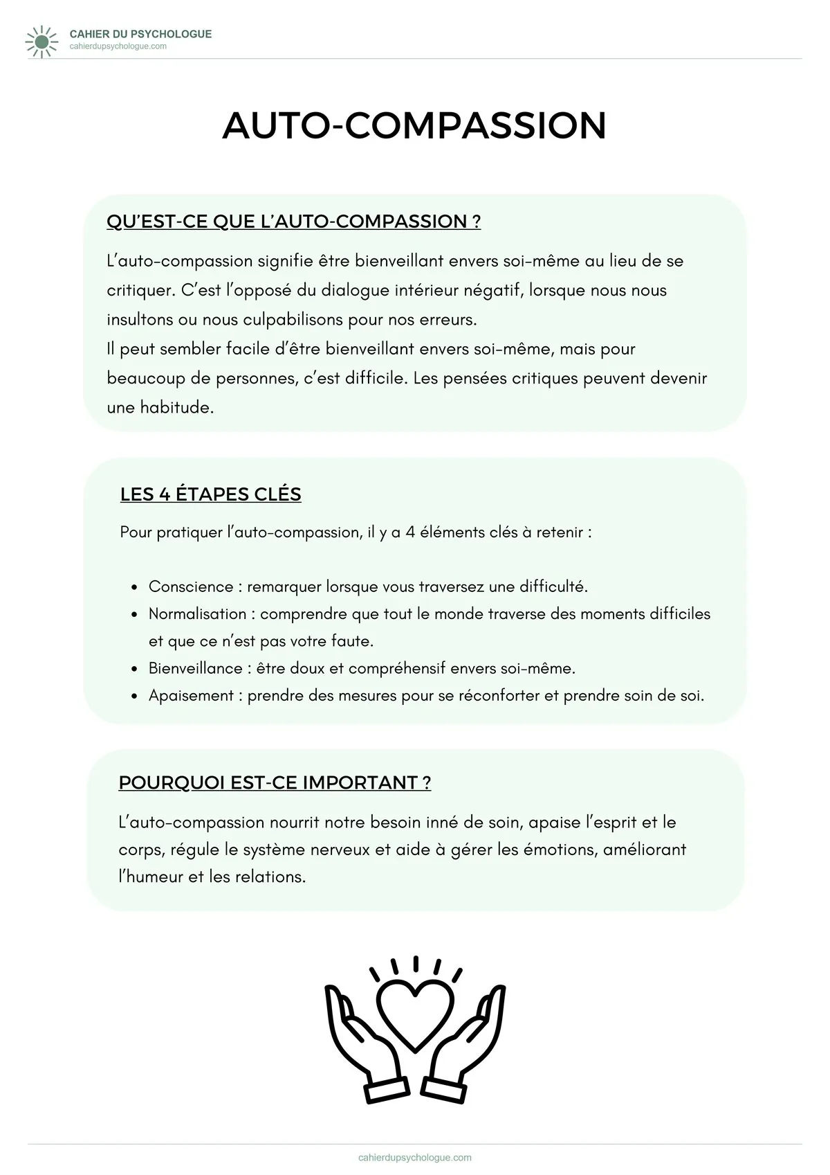 Fiches de régulation TCC