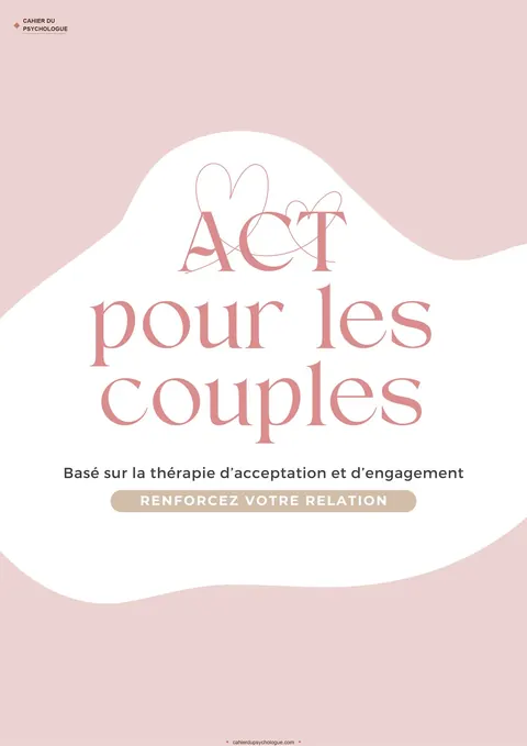Pack fiches ACT pour couples — aperçu du cahier PDF