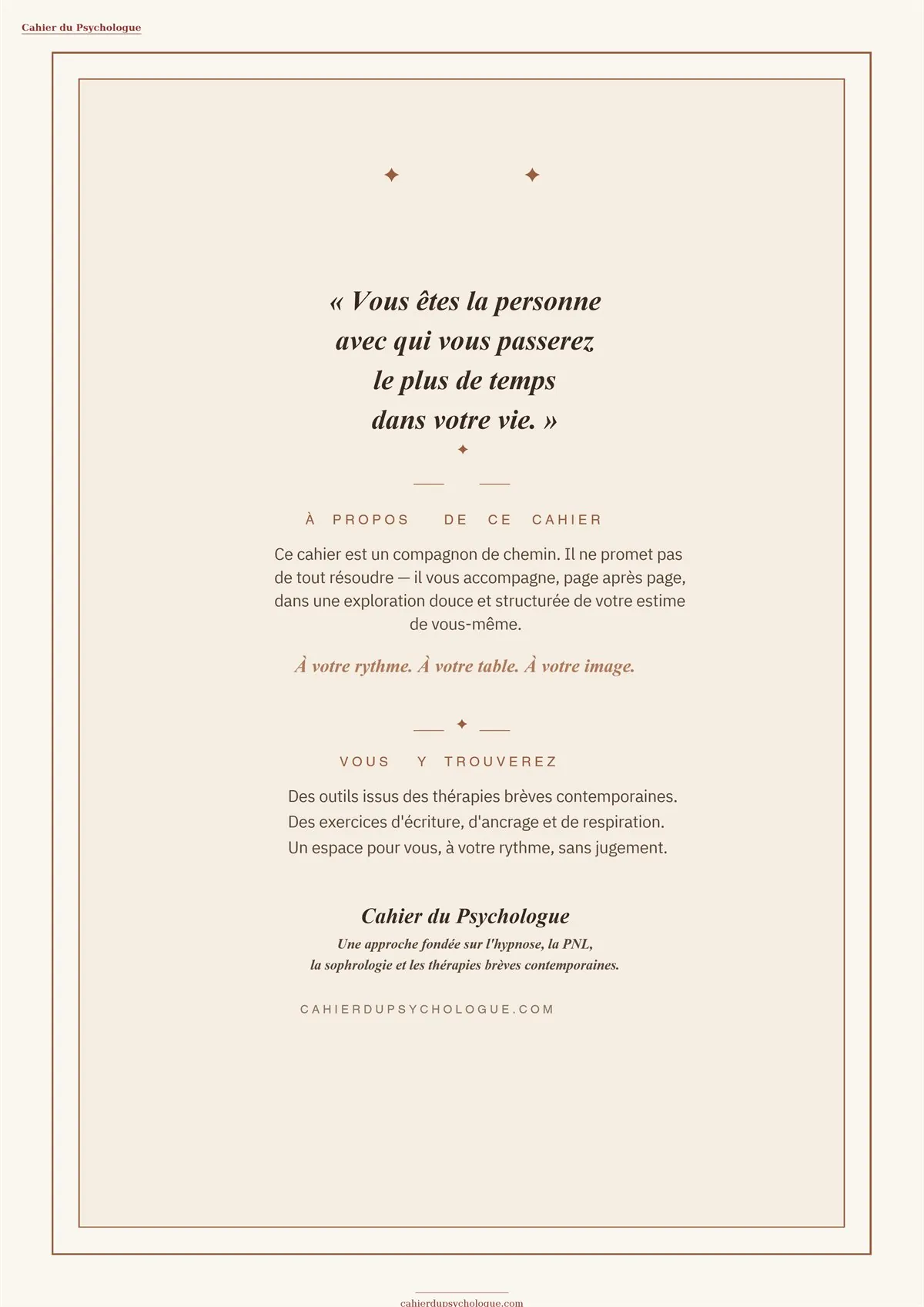 Guide parental et suivi